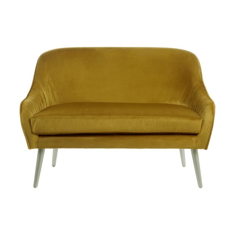 Uxor Mustard Velvet Sofa