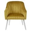 Uxor Mustard Fabric Armchair