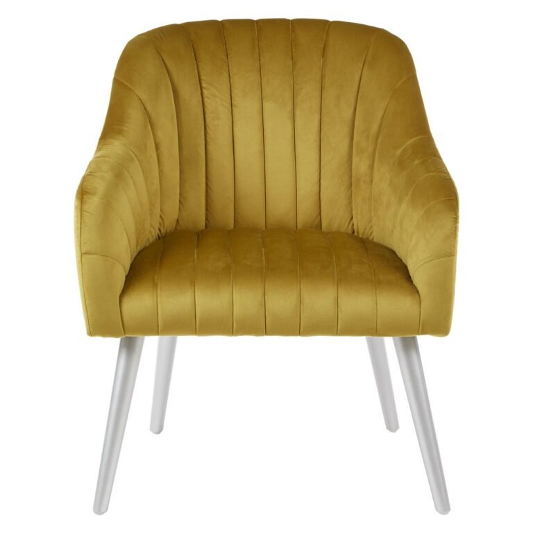 Uxor Mustard Fabric Armchair