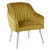 Uxor Mustard Fabric Armchair - Image 2