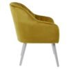 Uxor Mustard Fabric Armchair - Image 3