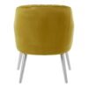 Uxor Mustard Fabric Armchair - Image 4