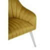 Uxor Mustard Fabric Armchair - Image 6