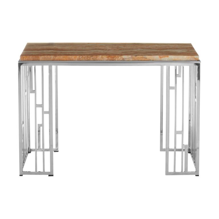 Guise Console Table With Onyx Stone Top