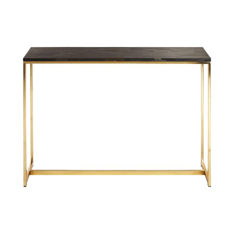 Guise Dark Petrified Wood Console Table