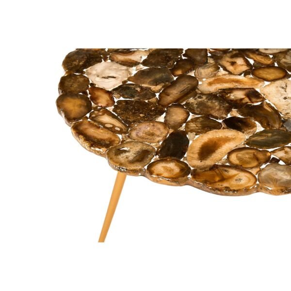 Guise Low Side Table With Agate Stone Top - Image 3