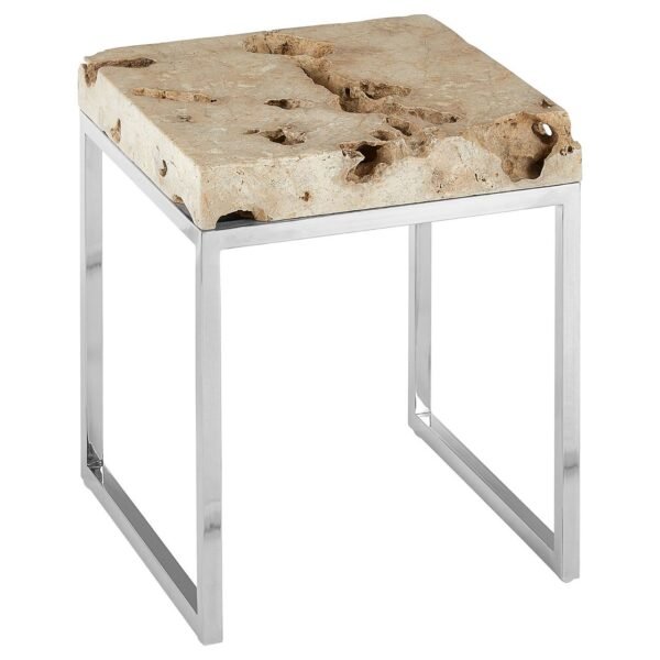 Guise Cheese Stone Side Table - Image 2