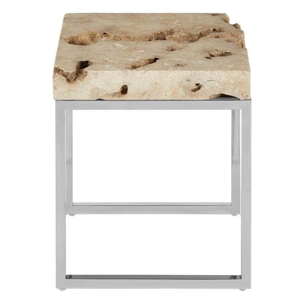 Guise Cheese Stone Side Table - Image 3