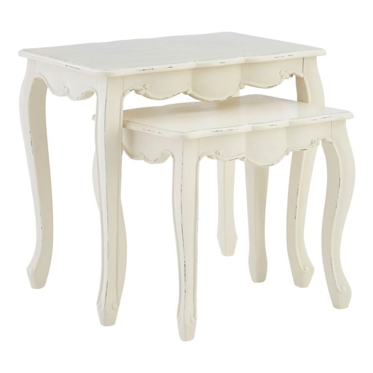 Huxley Set Of 2 White Side Tables