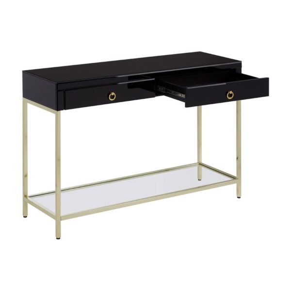 Regents Townhouse Gold Finish Console Table - Image 5