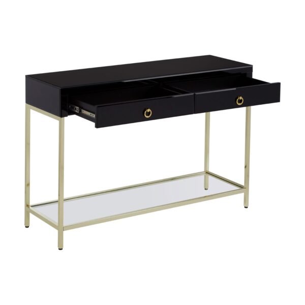 Regents Townhouse Gold Finish Console Table - Image 6