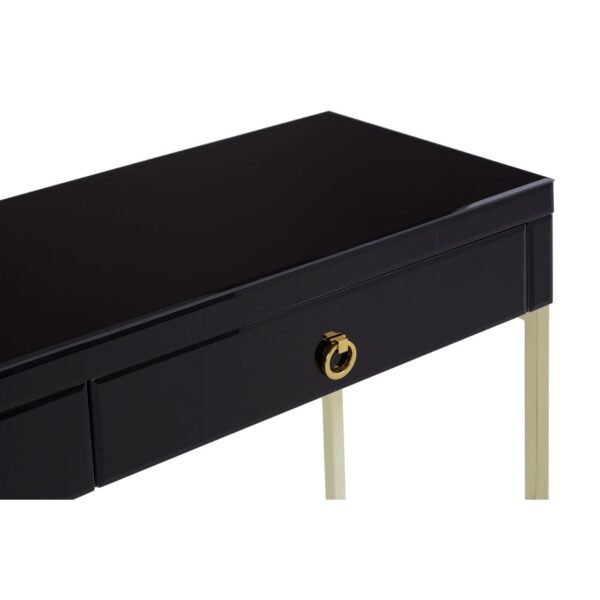 Regents Townhouse Gold Finish Console Table - Image 8