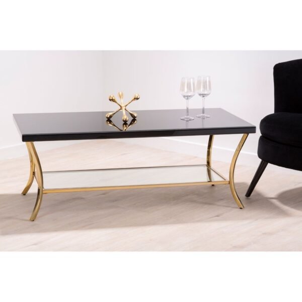 Regents Townhouse Black Coffee Table - Image 4