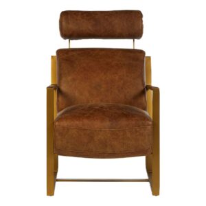 Albemarle Rose Gold Lounge Chair