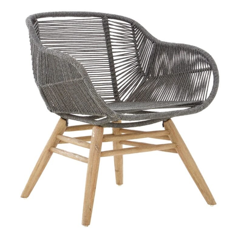 Khart Grey Rope Armchair