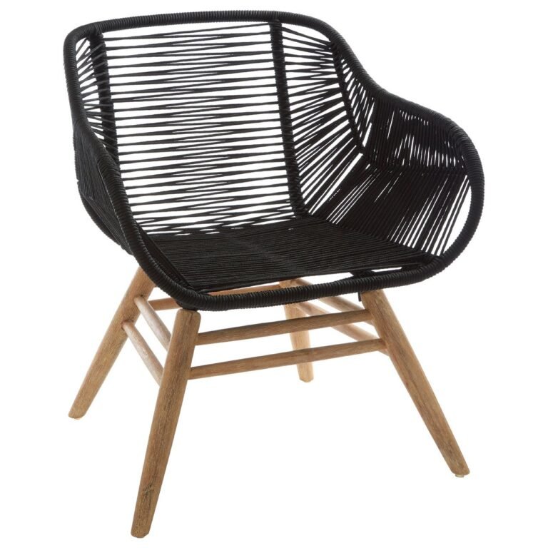 Khart Black Rope Armchair