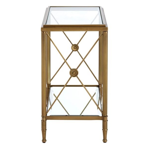 Izelle Rectangular Side Table - Image 3