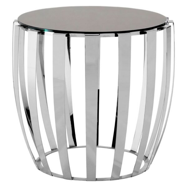 Farai Stainless Steel Side Table