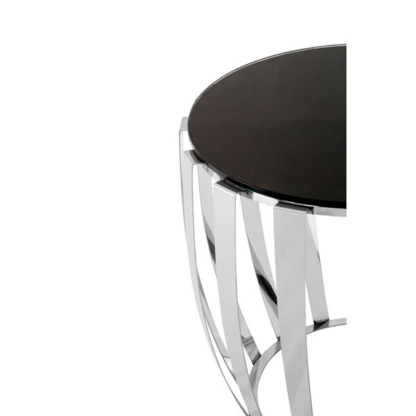 Farai Stainless Steel Side Table - Image 3