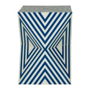 Asso White And Blue Stool