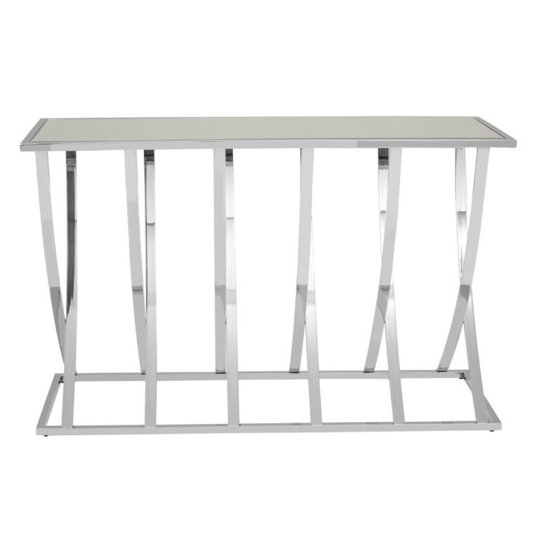 Hamie Silver Console Table