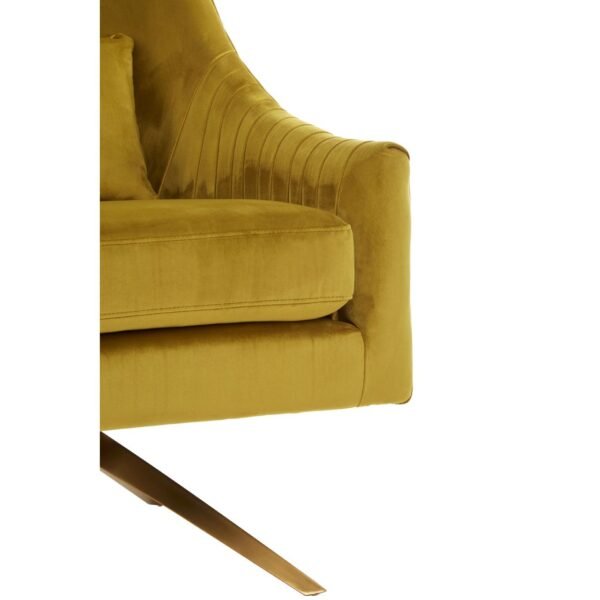Langley Pistachio Velvet Chair - Image 6