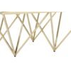 Alia Gold Finish Spike Coffee Table - Image 6