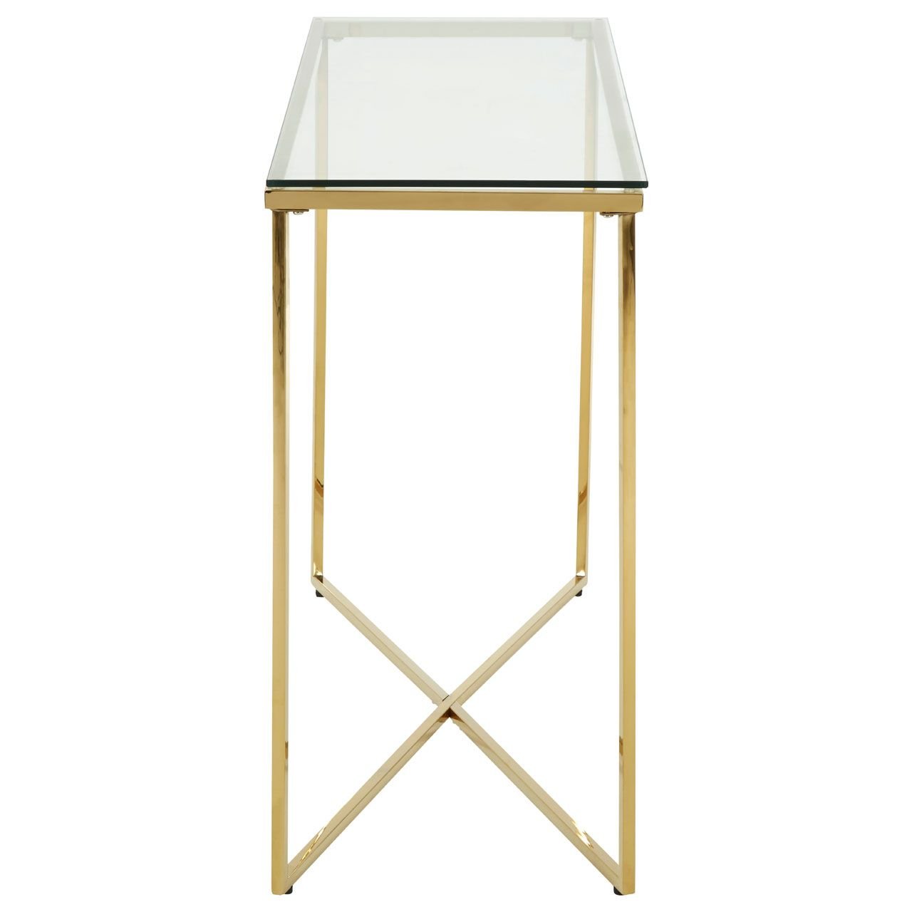 Allure Cross Base Console Table - LIVING ROOM, Console Tables ...