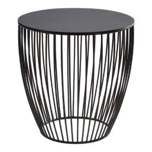 Porib Side Table With Tapered Base