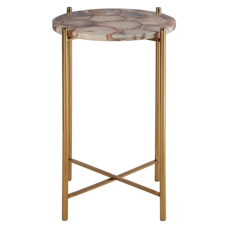 Ridge Natural Agate Side Table