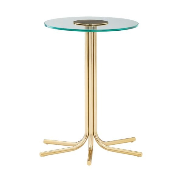 Riley Side Table With Glass Top