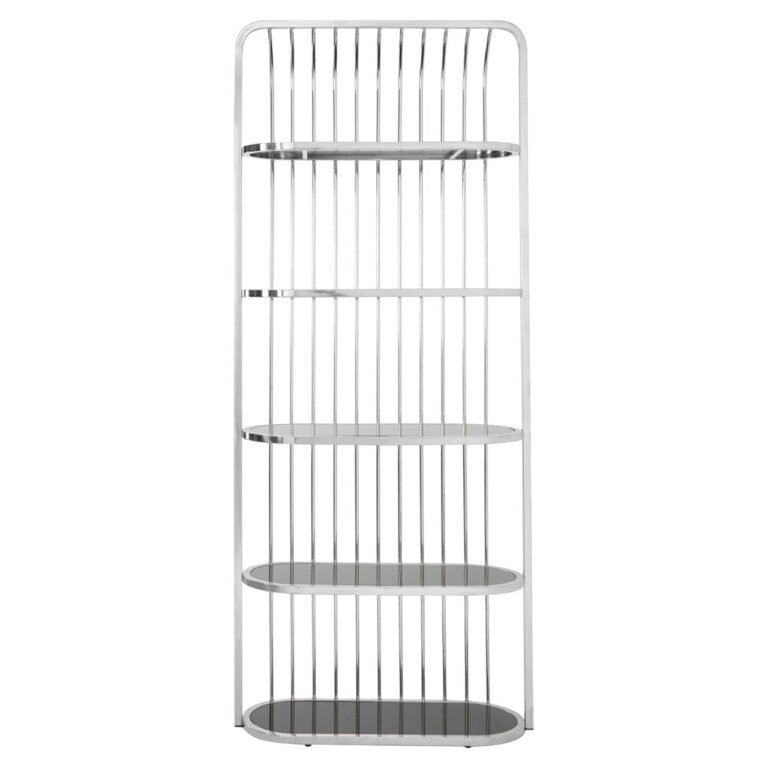 Waver Silver Cage Design Bookshelf