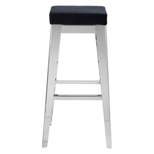 Waver Silver Bar Stool