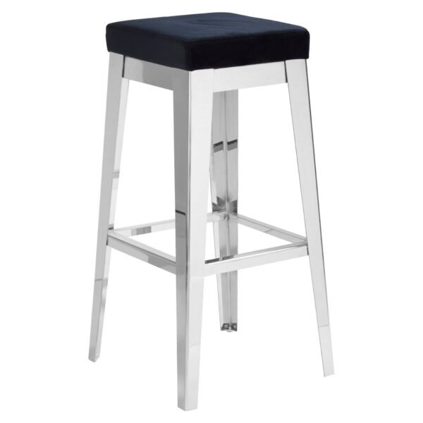 Waver Silver Bar Stool - Image 2