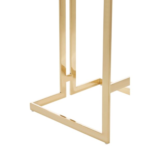 Hamil Black And Gold Finish Bar Stool - Image 7