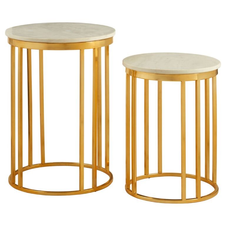 Foxley Set Of 2 Linear Design Side Tables
