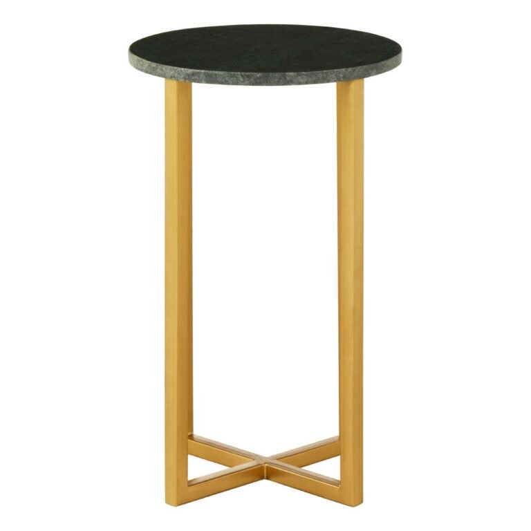 Foxley Small Marble / Iron Side Table