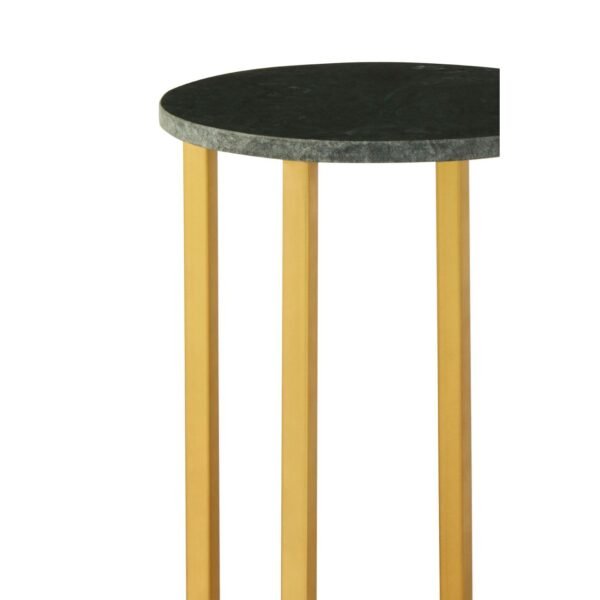 Foxley Small Marble / Iron Side Table - Image 3