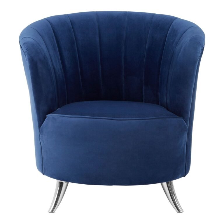 Kaci Blue Tub Chair