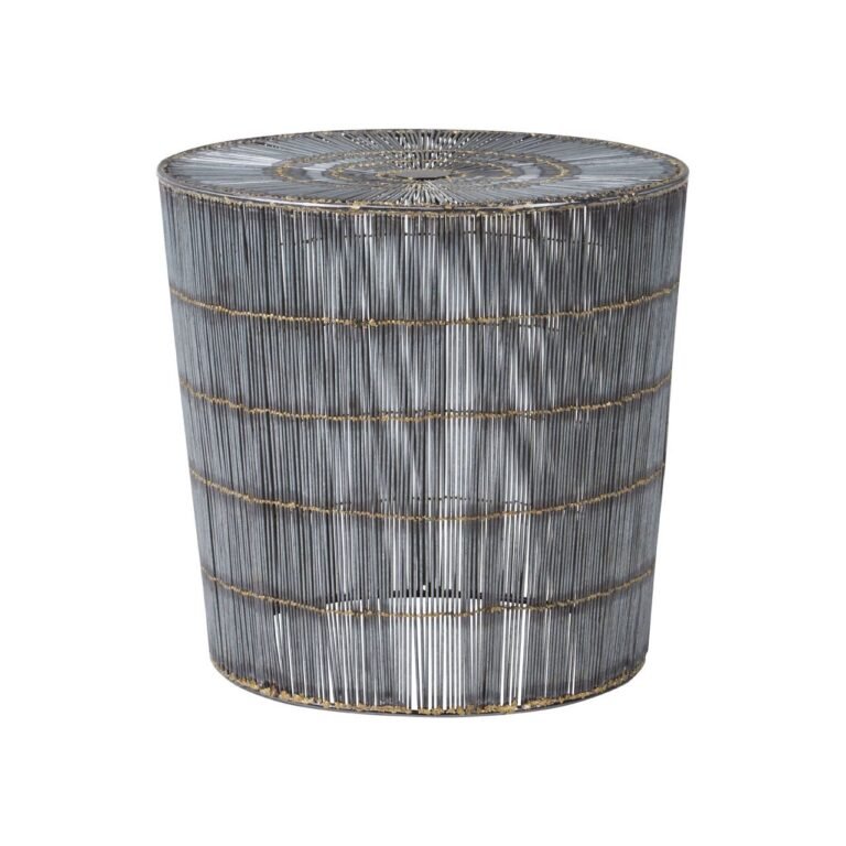 Foxley Natural Wireframe Side Table