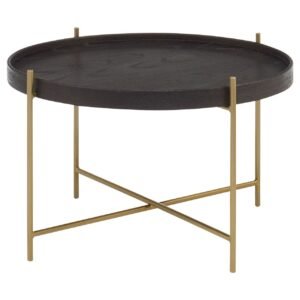 Westbury Medium Black / Gold Side Table