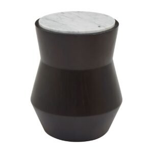 Westbury Small Black Drum Side Table