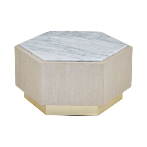 Alden Small White Side Table