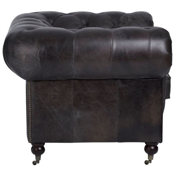 Borgault Dark Grey Chair - Image 3