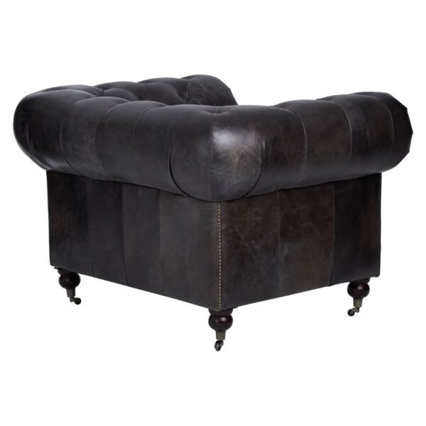 Borgault Dark Grey Chair - Image 4