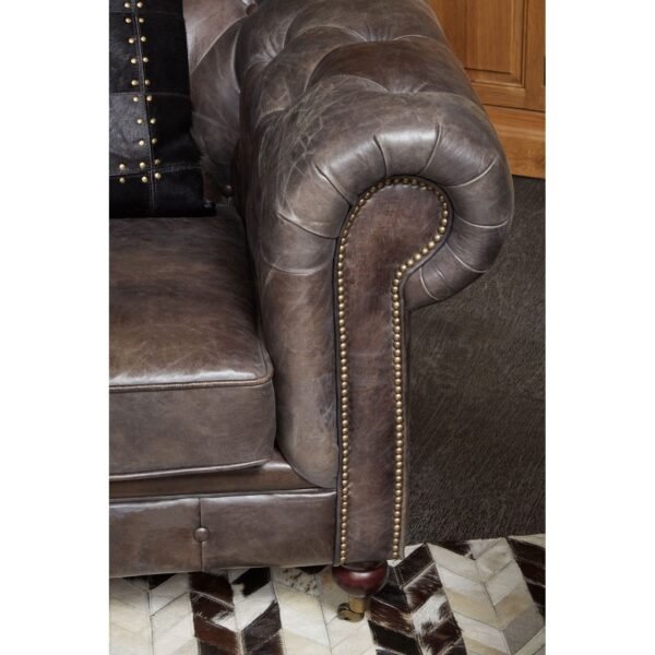 Borgault Dark Grey Chair - Image 12