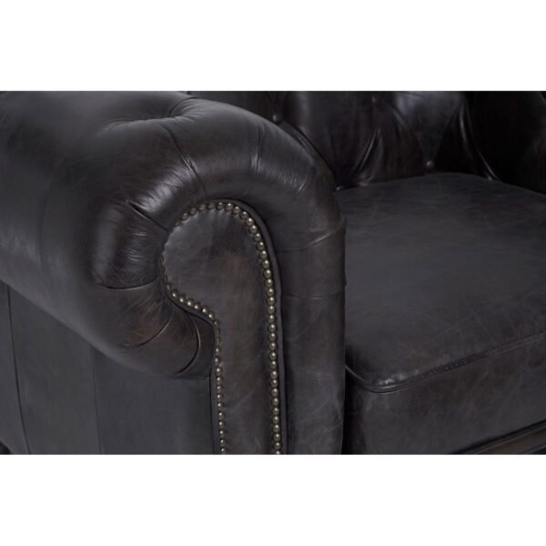 Borgault Dark Grey Chair - Image 8