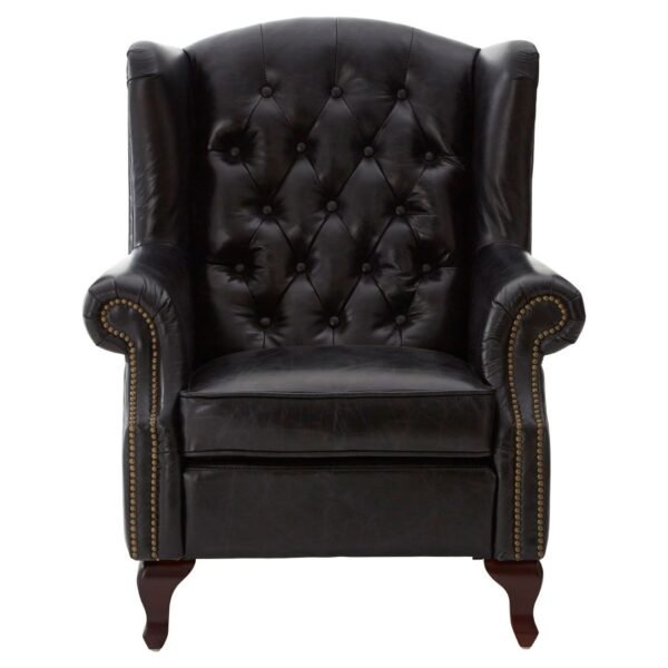 Borgault Black Scroll Armchair - Image 2