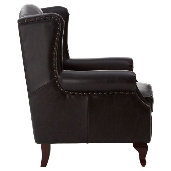 Borgault Black Scroll Armchair - Image 3