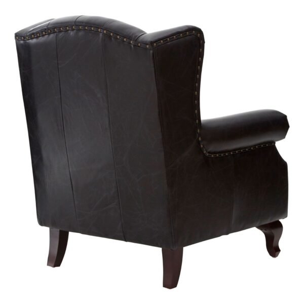 Borgault Black Scroll Armchair - Image 4